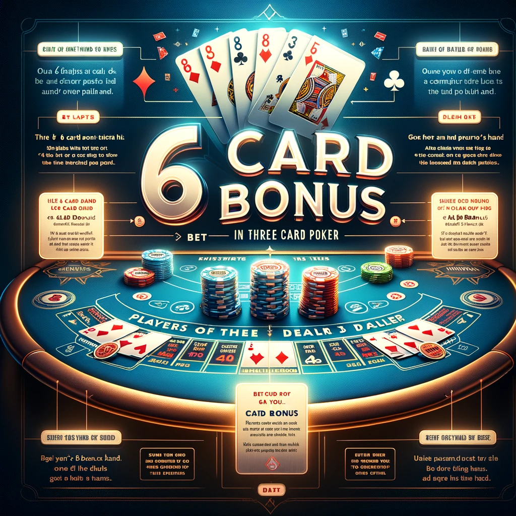Что такое ставка «6 Card Bonus» в трехкарточном покере?